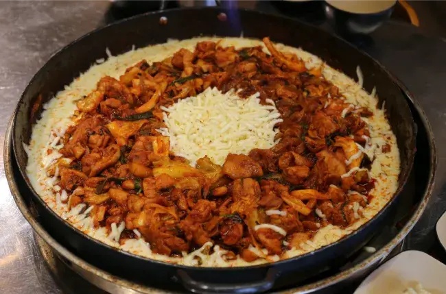 부막 숯불 닭갈비 메뉴 - 철판 닭갈비