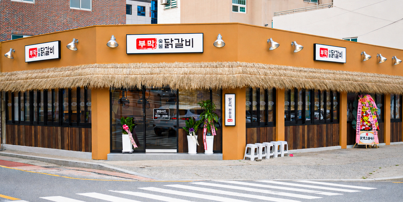 부막숯불닭갈비 기장점 매장 사진